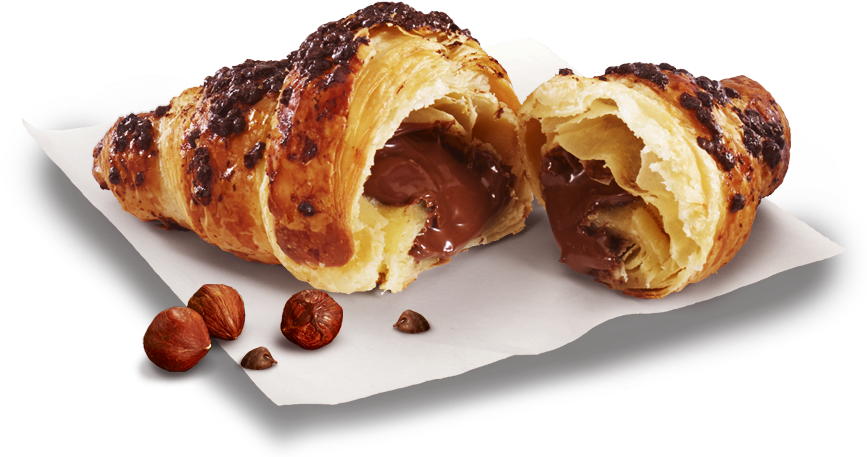 Chocolate Hazelnut Croissant - Chocolate Hazelnut Croissant Mcdonalds, HD Png Download PNG with transparent background