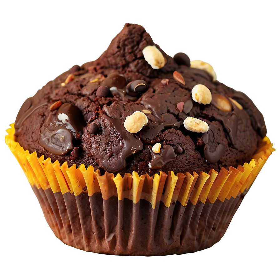 Chocolate Hazelnut Muffin PNG jjl8 PNG with transparent background