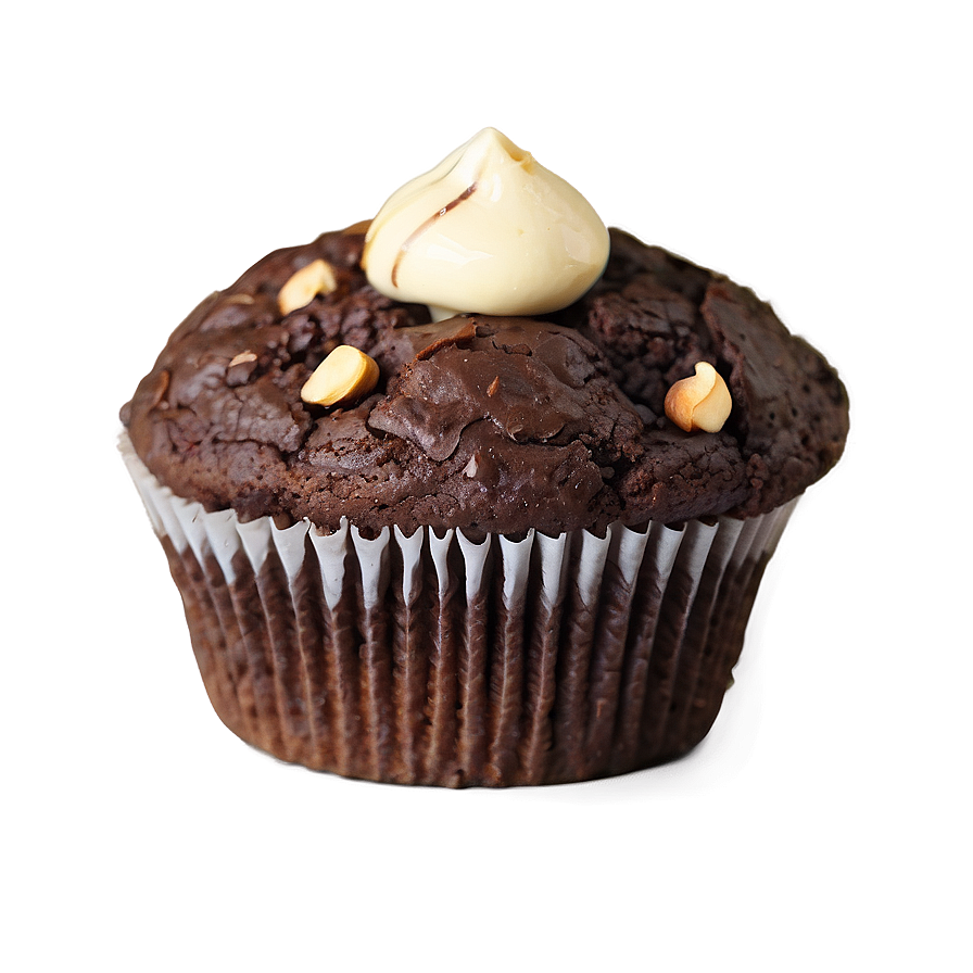 Chocolate Hazelnut Muffin PNG vqu31 PNG with transparent background