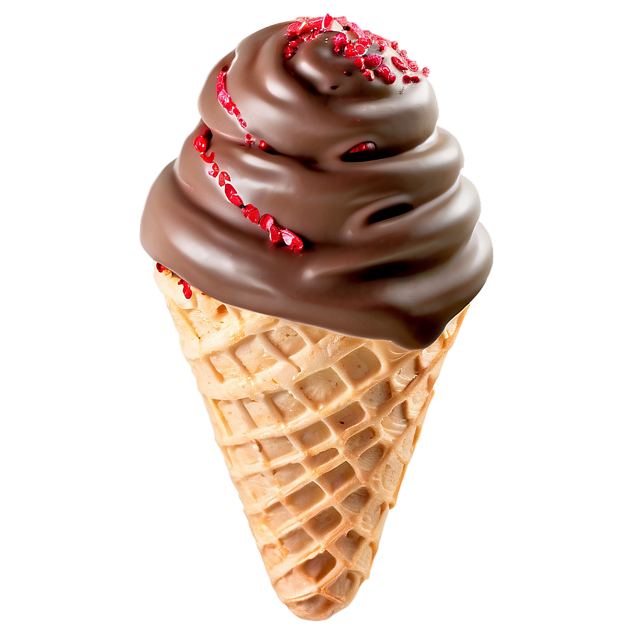 Chocolate Ice Cream Cone Png 87