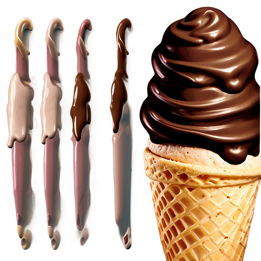 Chocolate Ice Cream Cone Png Ntc17