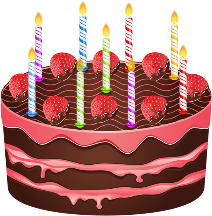 Birthday Cake Png Transparent Clip Art Image - Transparent Birthday Cake Clip Art, Png Download PNG with transparent background