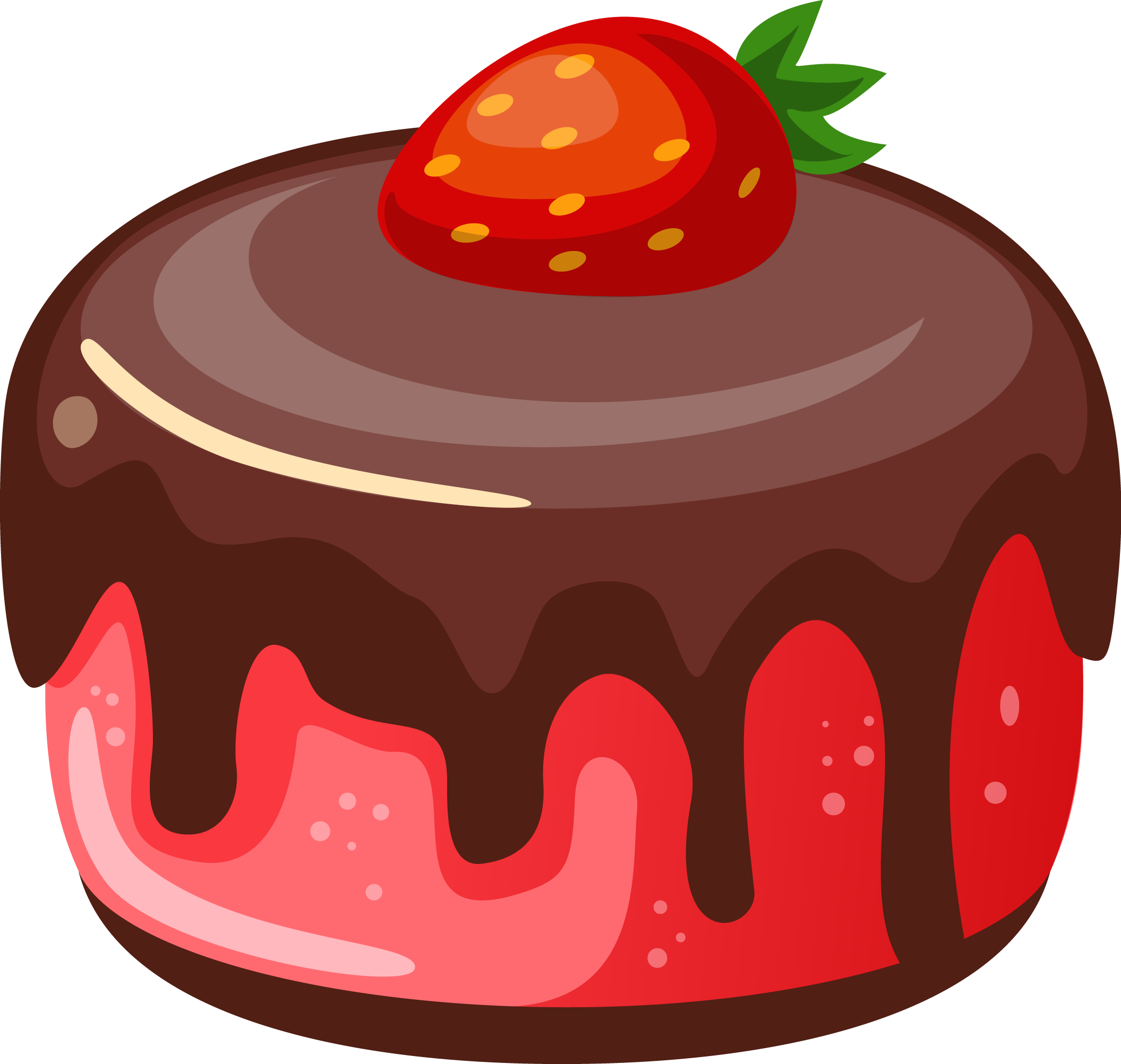 Cake Diet Pudding - Puding Stawberry Png, Transparent Png PNG with transparent background