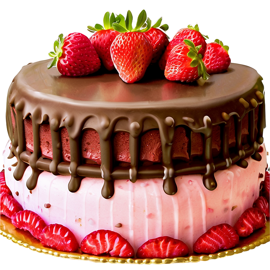 Chocolate Strawberry Cake Png Lbq49