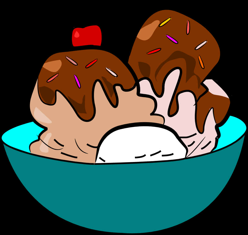 Chocolate Sundae Clipart