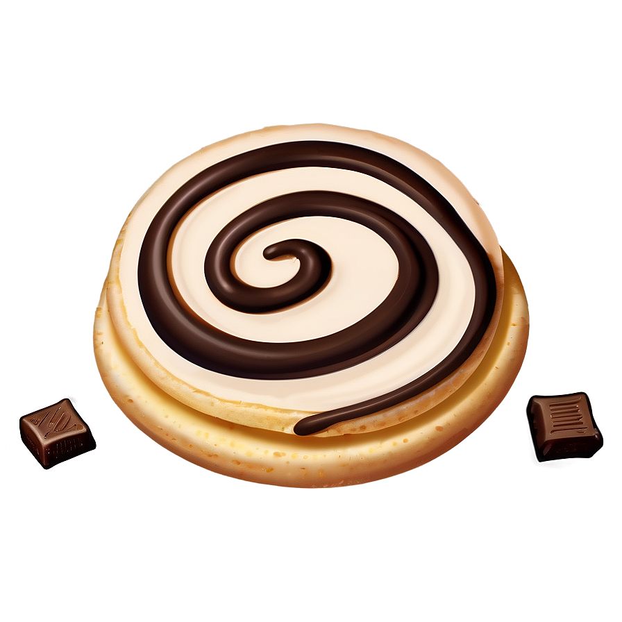 Chocolate Swirl Pancake Png 05242024