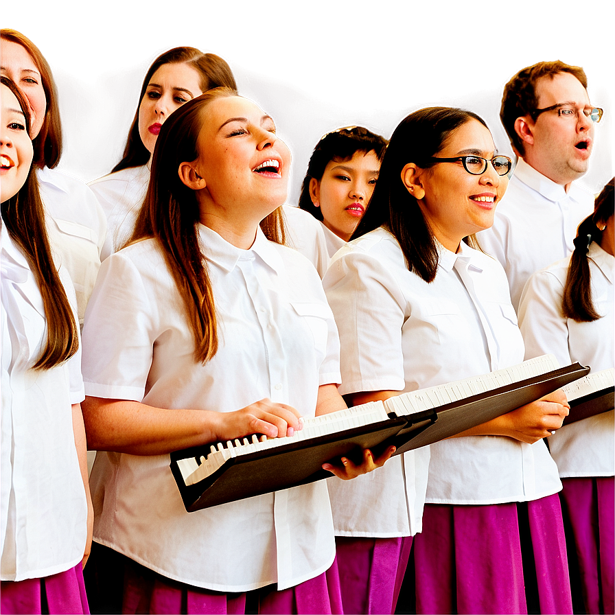 Choir Performance Attendees PNG 06242024 PNG with transparent background