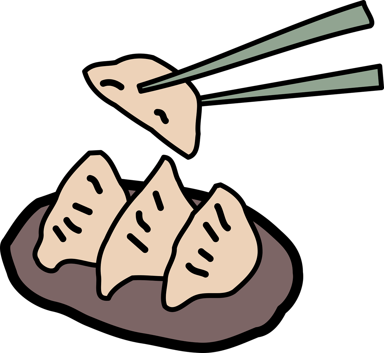 Dumpling Clipart, HD Png Download PNG image with a transparent background, free high-resolution download