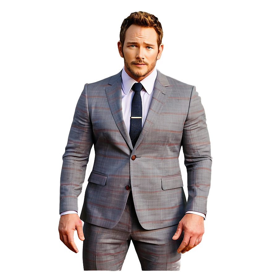 Chris Pratt in Suit PNG 96 PNG with transparent background