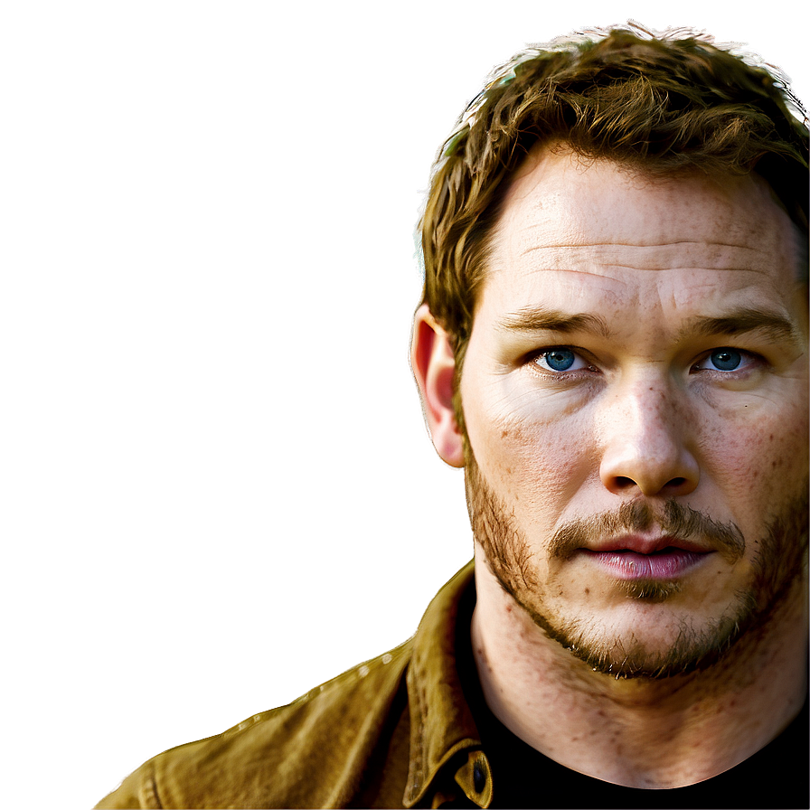 Chris Pratt Portrait PNG 06232024 PNG with transparent background