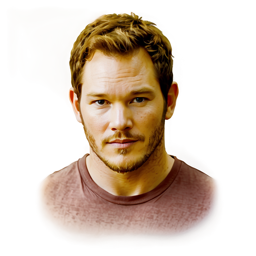 Chris Pratt Portrait PNG 06232024 PNG with transparent background