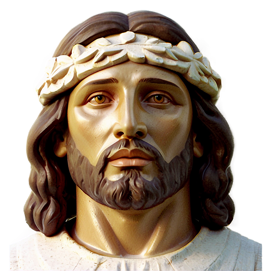 Christian Jesus Portrait Png Eft40