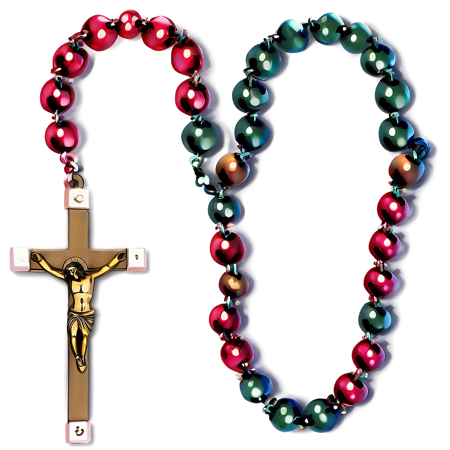 Christian Rosary Beads Png Upk