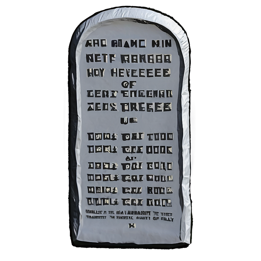 Christian Ten Commandments Png 06232024