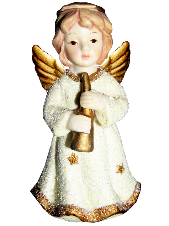 Christmas Angel Figurinewith Bell