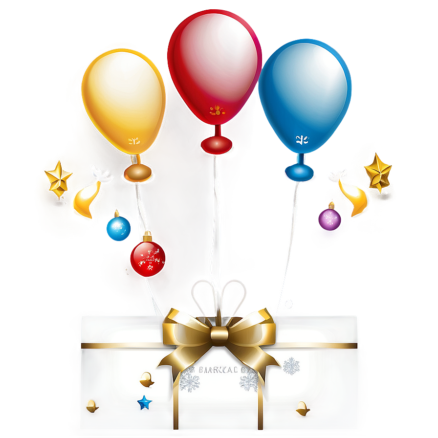 Christmas Balloons Png 85