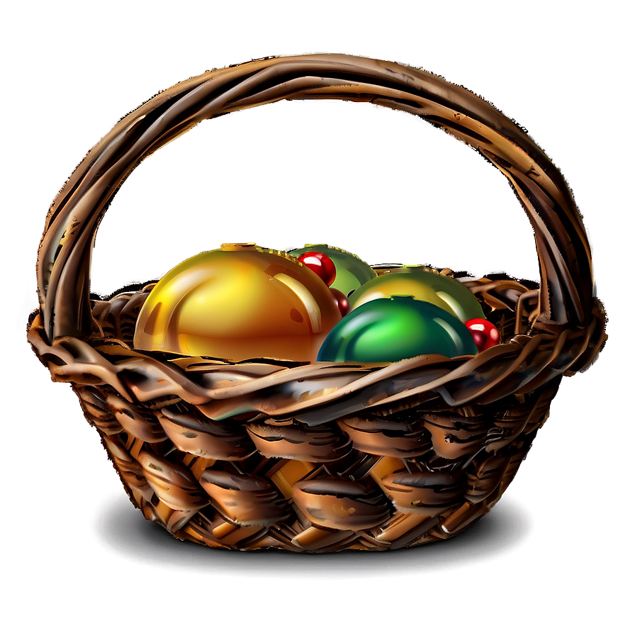 Christmas Basket Png Pfj63