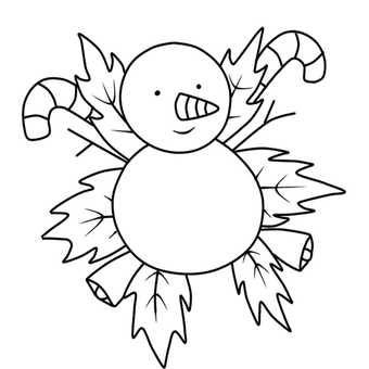 Christmas Black Screen PNG with transparent background