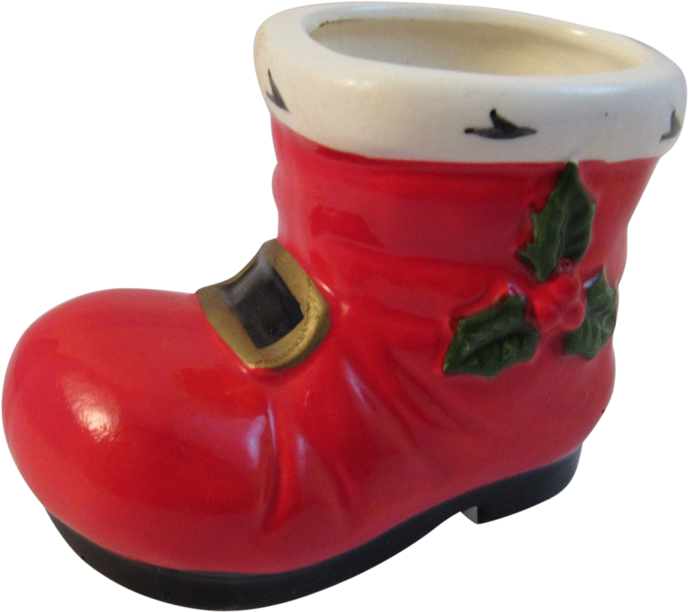 Christmas Boot Candle Holder