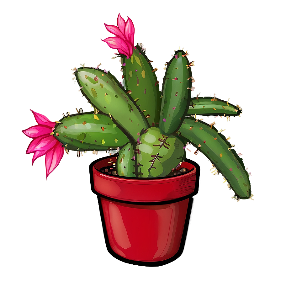 Christmas Cactus Png Noo