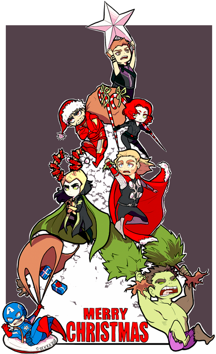 Christmas Card Avenger Design, HD Png Download PNG with transparent background