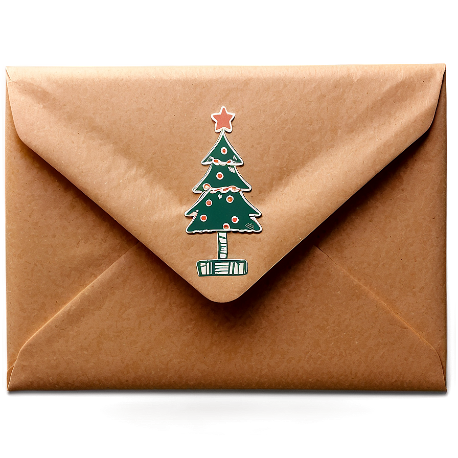 Christmas Card Envelope Png Tjc57