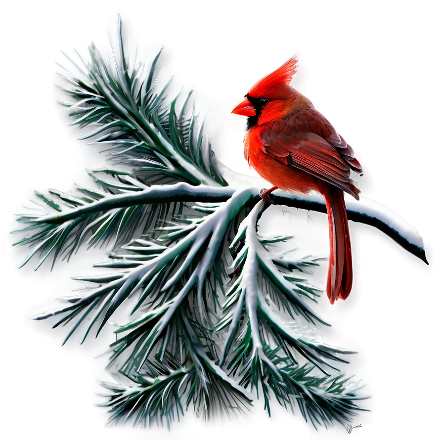 Christmas Cardinal Png 22