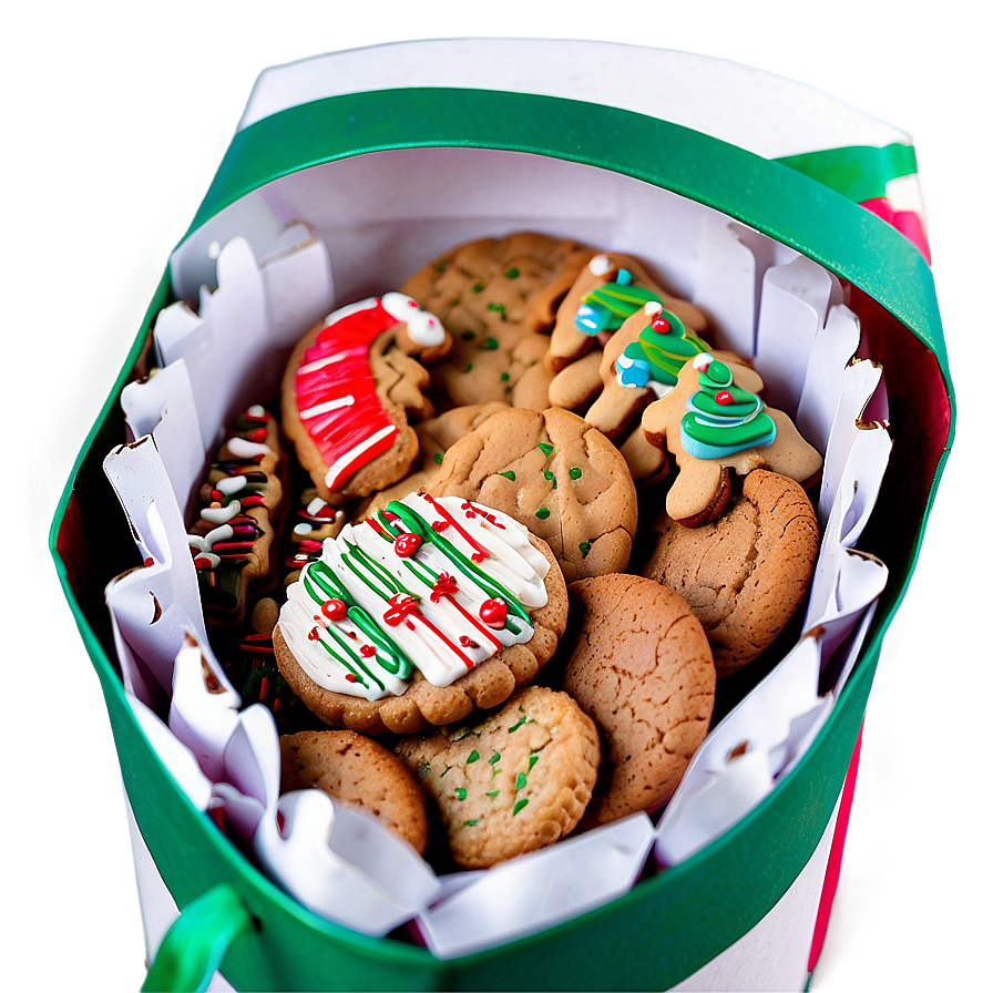 Christmas Cookie Box Gift Ideas Png Nfn