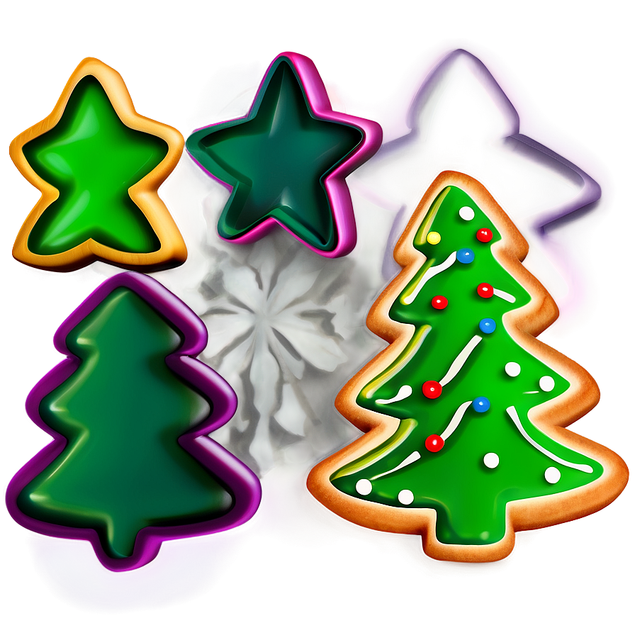 Christmas Cookie Cutter Shapes Png Wob54