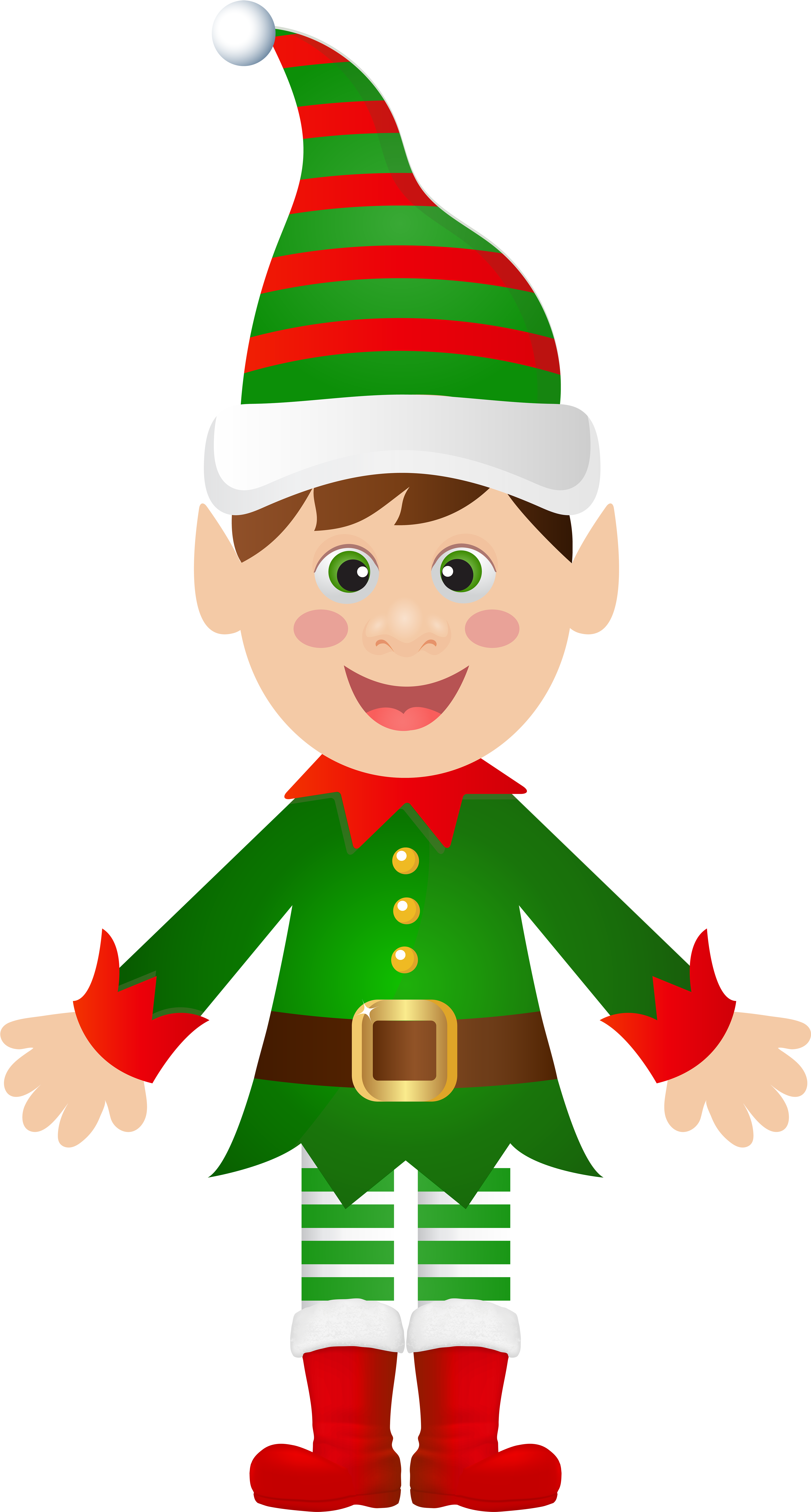 Christmas Elf Cartoon Character