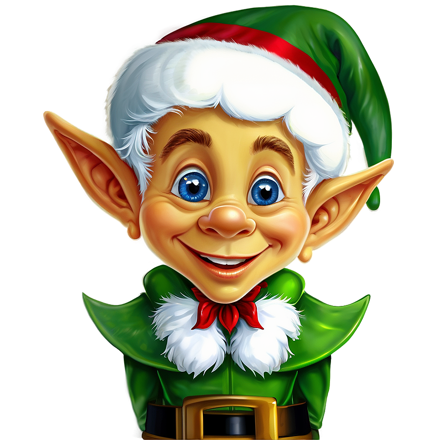 Christmas Elf Illustration Png Thu43