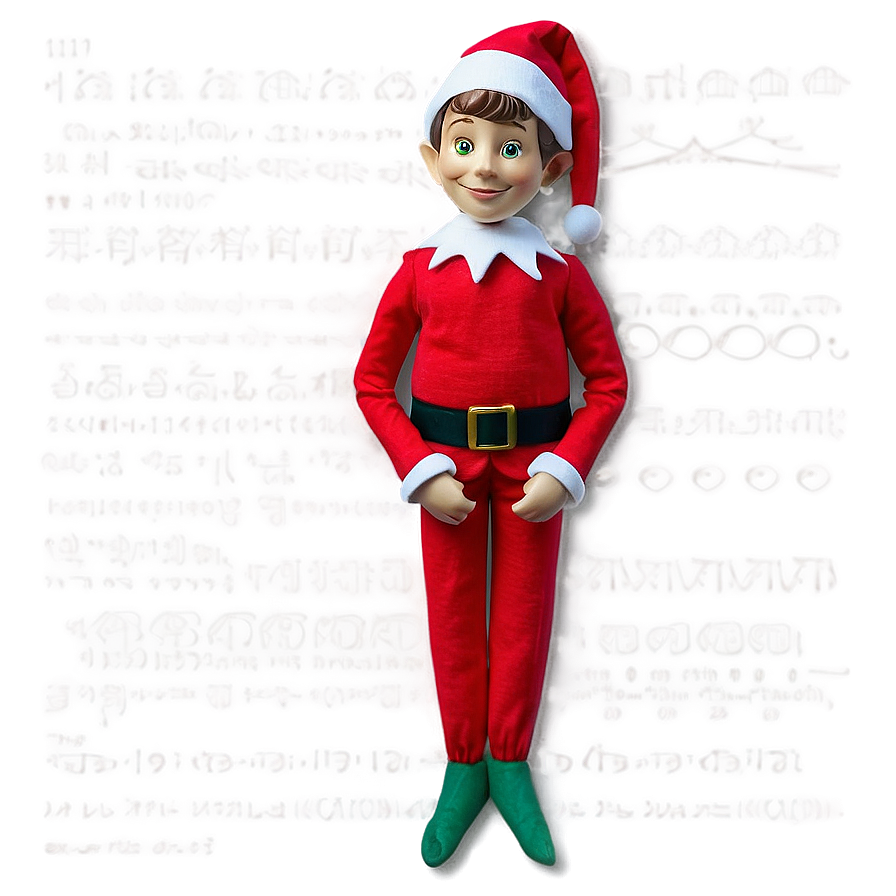 Christmas Elf Shelf Figure Png 05242024