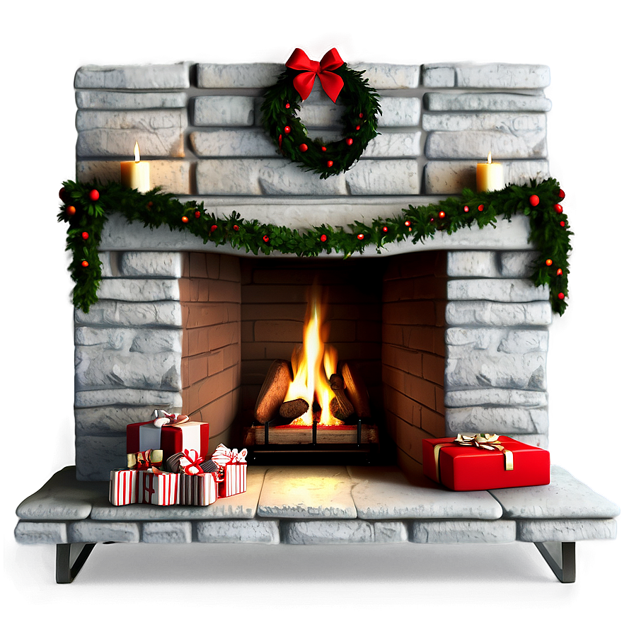 Christmas Eve Fireplace Ambience Png 06262024