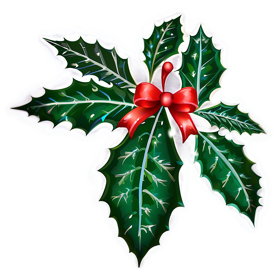 Christmas Eve Holly And Berries Png Obb