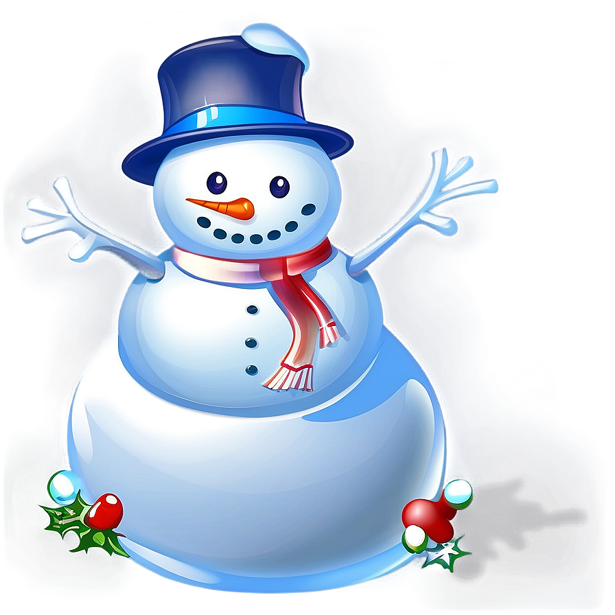 Christmas Eve Snowman Building Png Soy