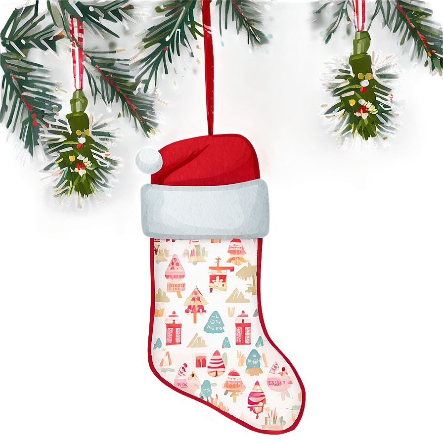 Christmas Eve Stockings Hung PNG oyw52 PNG with transparent background