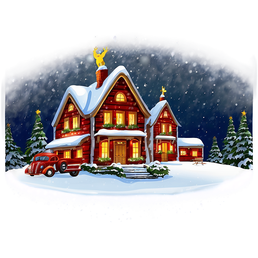 Christmas Eve Winter Wonderland PNG 26 PNG with transparent background