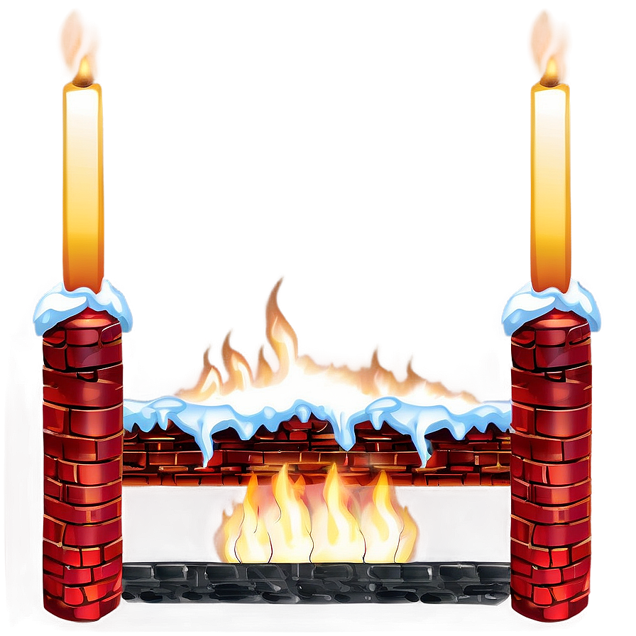 Christmas Fireplace C