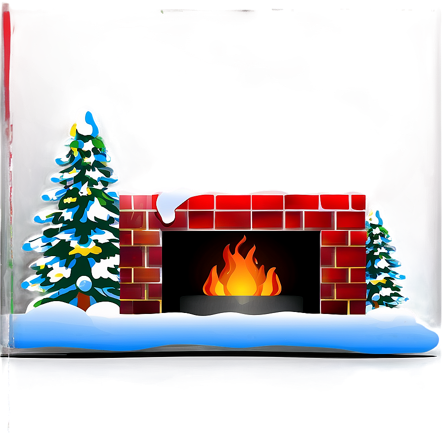 Christmas Fireplace Scene Png 98