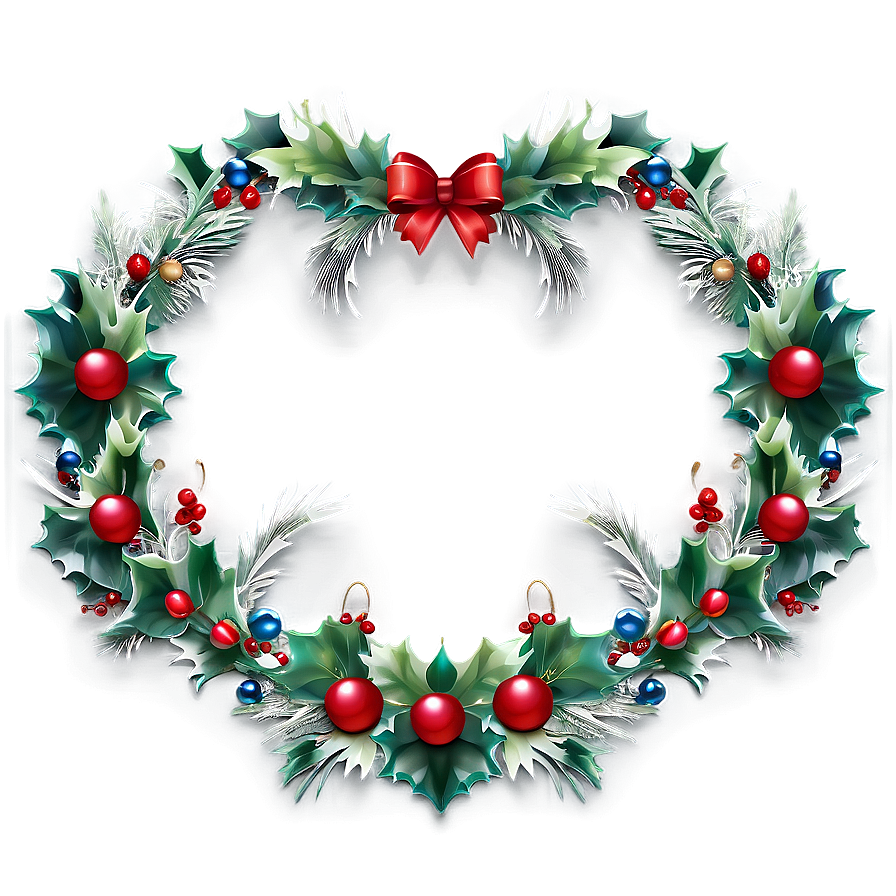 Christmas Frame Design Png 44