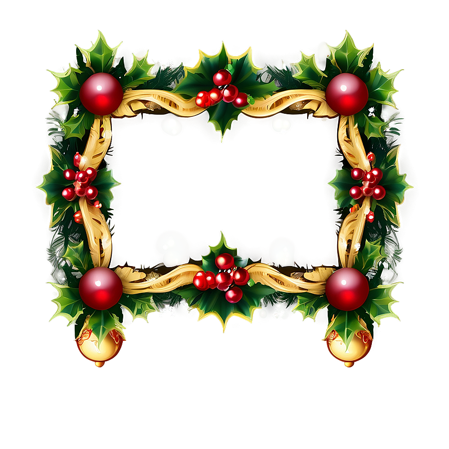 Christmas Frame PNG 69 PNG image with a transparent background, free high-resolution download
