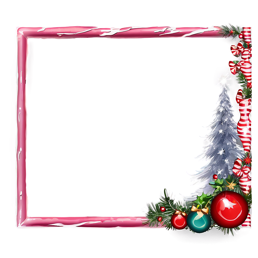 Christmas Frame PNG 77 PNG with transparent background