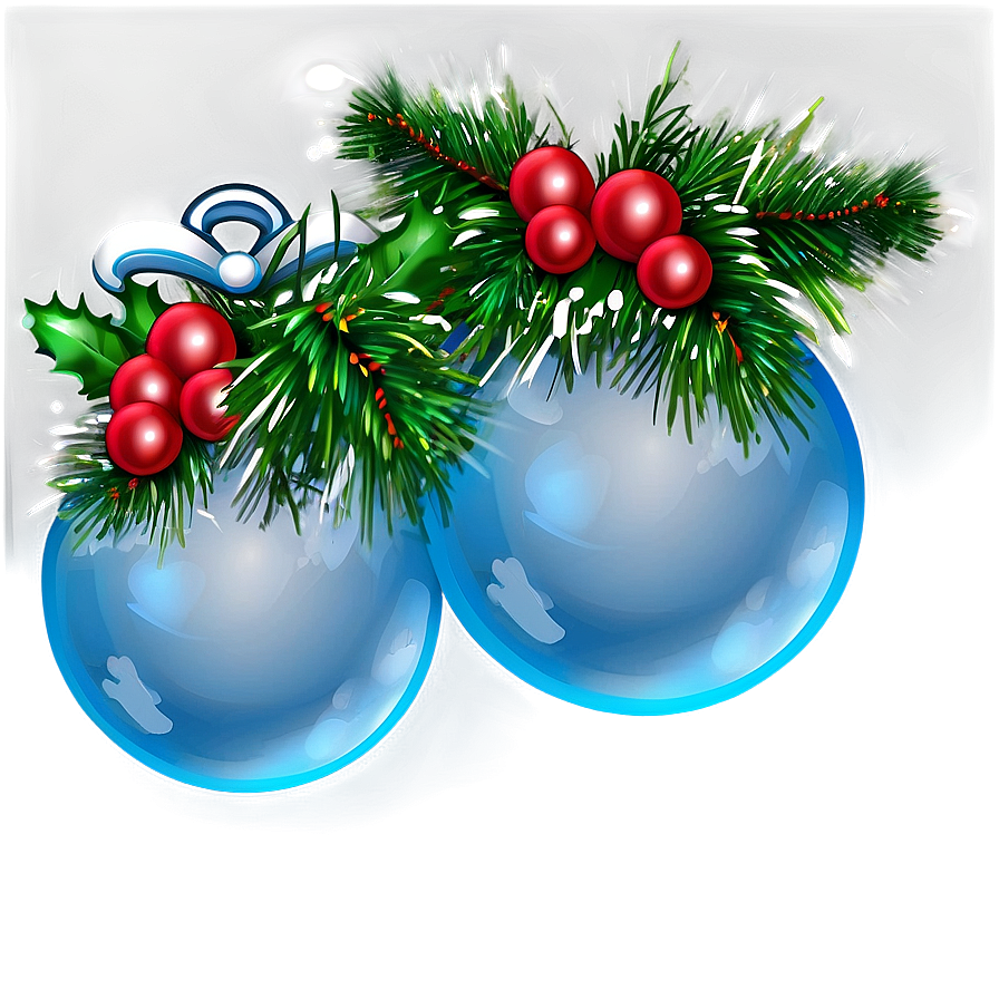 Christmas Garland Ornaments Png 05252024