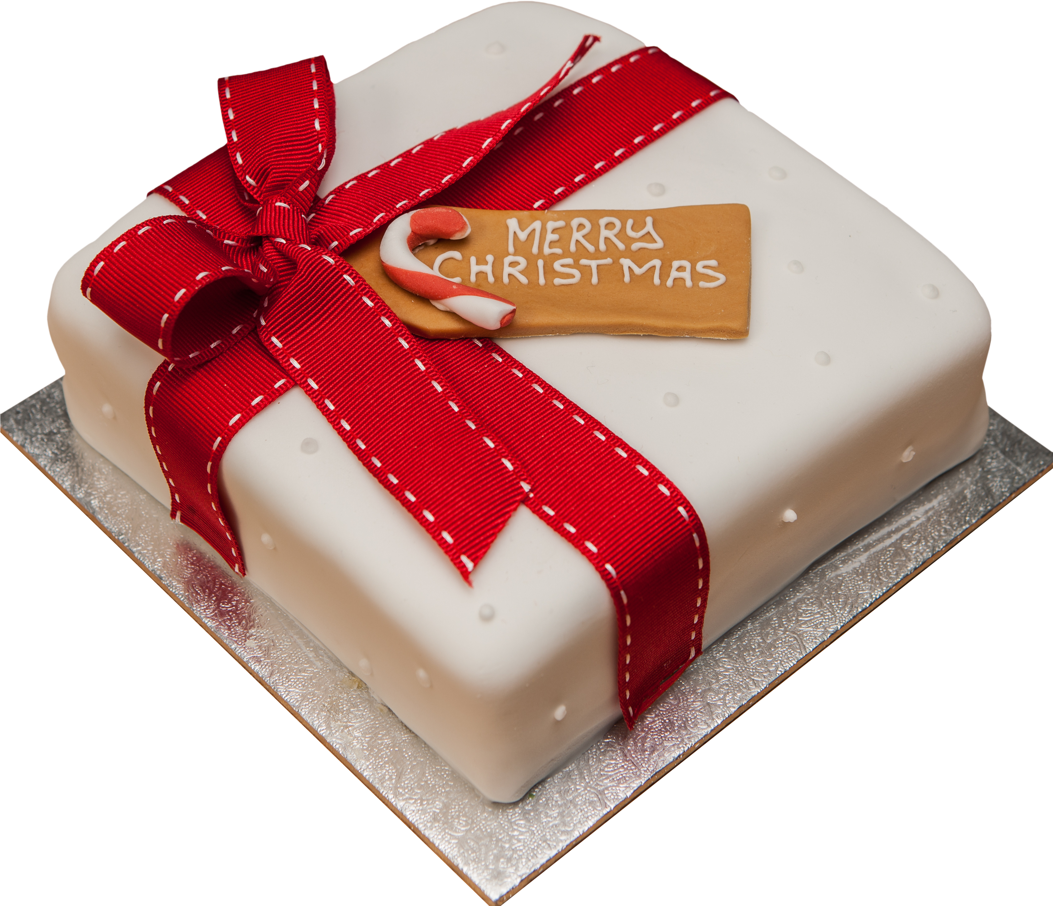 7 Parcel Cake Large 6inch - Christmas Cakes By Fiona Cairns, HD Png Download PNG with transparent background