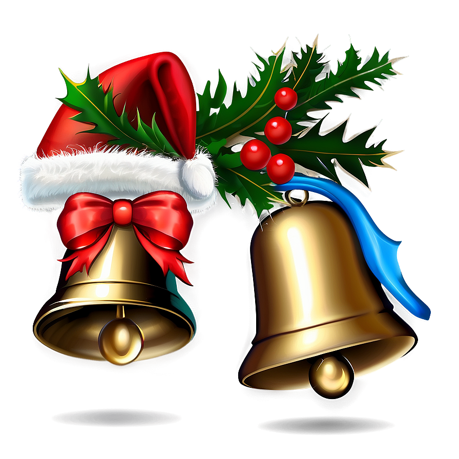 Christmas Hat with Bells PNG 75 PNG image with a transparent background, free high-resolution download