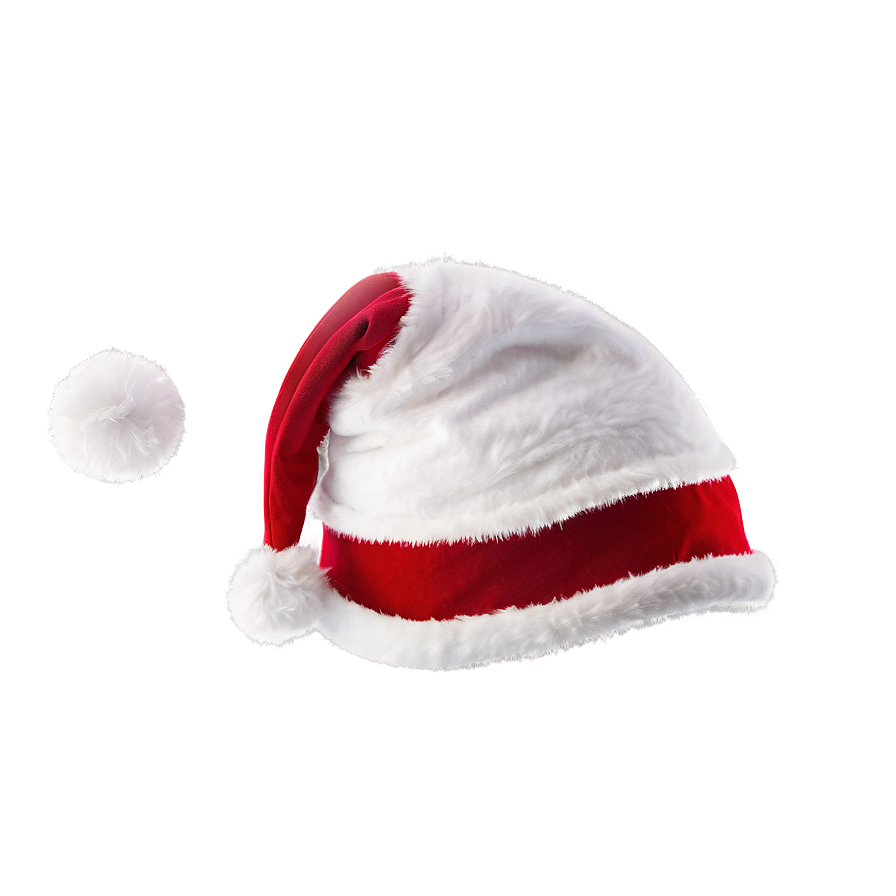 Christmas Hat with Pom Pom PNG ijy13 PNG image with a transparent background, free high-resolution download