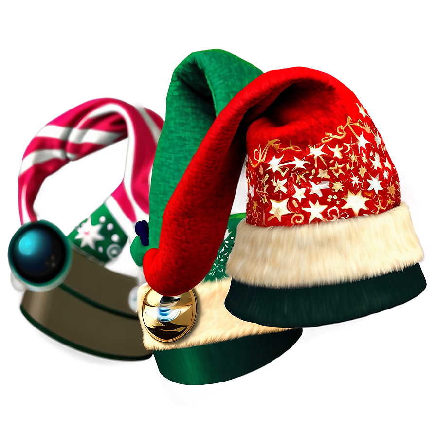 Christmas Hat With Star Png Nrh47