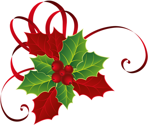 Christmas Red Green Mistletoe Png Picture - Mistletoe Png PNG with transparent background