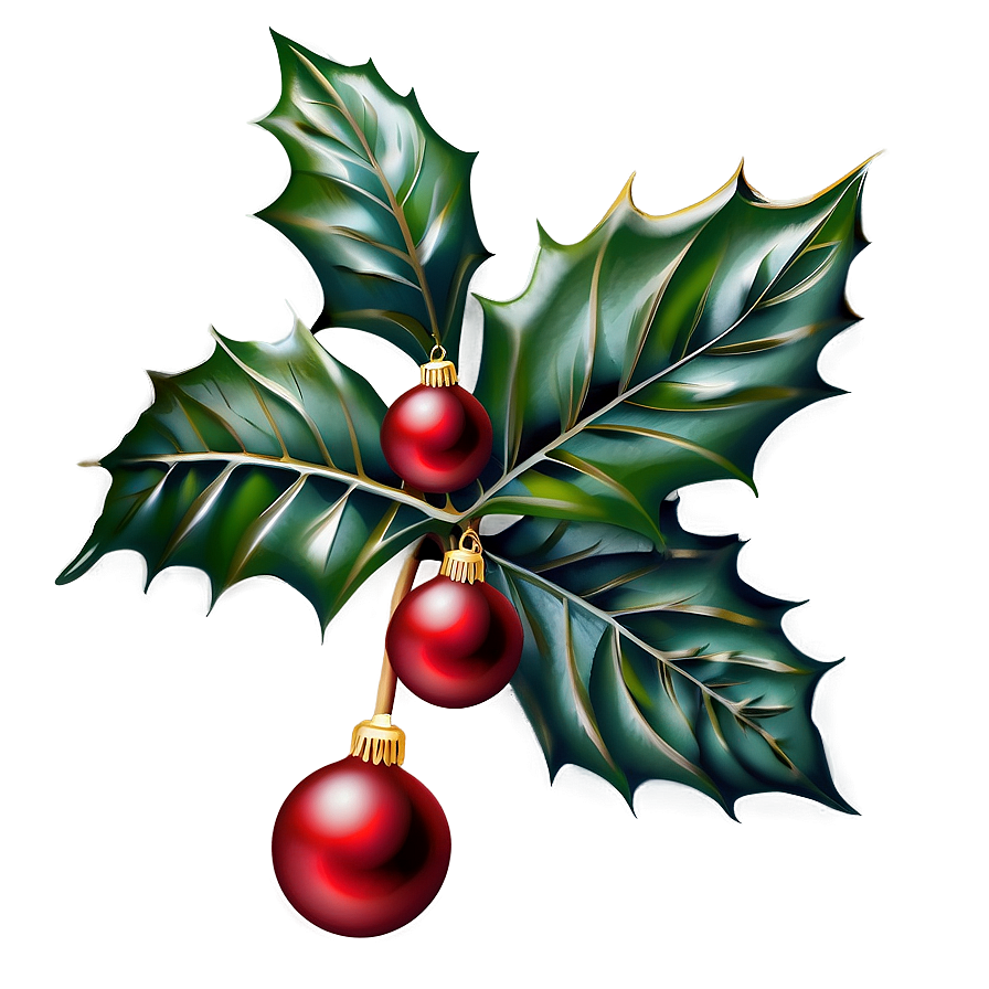 Christmas Holly PNG yjh PNG image with a transparent background, free high-resolution download