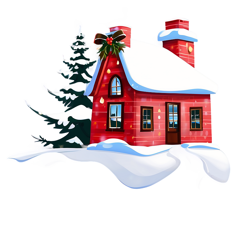 Christmas House Clipart Png Yqb